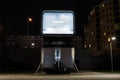 Robotically operated futuristic winebar restaurant Cyberdog in Prague, Czech Republic Royalty Free Stock Photo