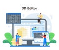 Roboticist online service or platform. Robotic engineering and constructing.