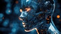 robotics emerging ai interface Royalty Free Stock Photo