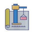 Robotics files Isolated Vector icon Which can easily modify or edit Royalty Free Stock Photo