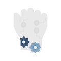 Robotics hand Color Vector icon which can easily modify or edit Royalty Free Stock Photo