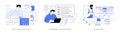 Robotics hobby isolated cartoon vector illustrations se Royalty Free Stock Photo