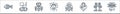 robotics line icons. linear set. quality vector line set such as database, robotic legs, heart, spaceship, cyborg, robot, virtual Royalty Free Stock Photo