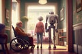 Robots aiding in socialization and recreation for elderly residents in retirement homes