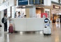 Robots in the airport terminal