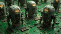 Robots Assembling Components on Circuit Boards