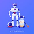 Robots Assistants Illustration
