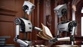 Robots Collaborating on Book Research
