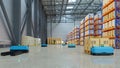 Robots efficiently sorting hundreds of parcels per hour,pallet lifter AGV