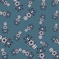 Robots pattern background