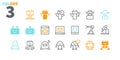 Robots Pixel Perfect Well-crafted Vector Thin Line Icons 48x48 Ready for 24x24 Grid for Web Graphics and Apps with