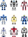 Robots set Royalty Free Stock Photo