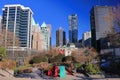 Vancouver, Downtown Robson Square on Sunny Winter Day, British Columbia, Canada