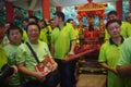 Robust devotees during Chingay festival