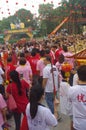 Robust devotees during Chingay festival