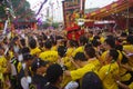 Robust devotees during Chingay festival