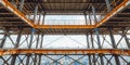 Robust Industrial Scaffolding Solutions for Architectural Projects A Comprehensive Overview of Design and Construction Royalty Free Stock Photo