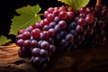 Robust Red wine grapes. Generate Ai