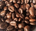 Robusta coffee after roasting Royalty Free Stock Photo