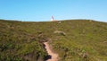 Roca Cape lighthouse n the westernmost point of Europe in Portugal