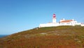 Roca Cape lighthouse n the westernmost point of Europe in Portugal