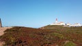 Roca Cape lighthouse n the westernmost point of Europe in Portugal