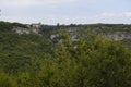 Rocamadour castle from the other side of the valley