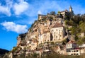 Rocamadour village, a beautiful UNESCO world culture heritage si Royalty Free Stock Photo