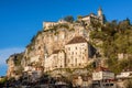 Rocamadour village, a beautiful UNESCO world culture heritage si Royalty Free Stock Photo