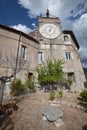 The Rocca Abbaziale, Rocca dei Borgia. Subiaco, Italy. Royalty Free Stock Photo