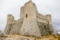 Rocca Calascio old Italian castle Location film of famous film The Name of the Rose and Ladyhawke Royalty Free Stock Photo