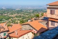 Scenic sight in Rocca di Papa, small town in the Province of Rome. Lazio, Italy.