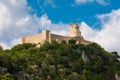 Rocca Janula fortress. Cassino, Italy. Centuries castle.