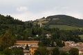 Rocca San Casciano village Royalty Free Stock Photo