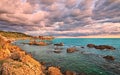 Rocca San Giovanni, Chieti, Abruzzo, Italy: Adriatic sea coast l Royalty Free Stock Photo