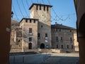 Rocca Sanvitale and Fontanellato Castle in Parma, Italy Royalty Free Stock Photo