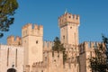 Rocca Scaligera castle in Sirmione town on the Garda Lake, Brescia, Italy Royalty Free Stock Photo