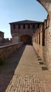 Rocca Sforzesca - Soncino Castle in Cremona Italy Royalty Free Stock Photo