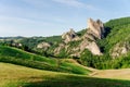Roccamalatina rock formations near Modena, Italy Royalty Free Stock Photo