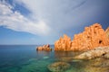 Rocce Rosse Arbatax, Sardinia Royalty Free Stock Photo