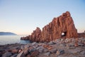 Rocce Rosse Arbatax, Sardinia Royalty Free Stock Photo