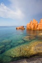 Rocce Rosse Arbatax, Sardinia Royalty Free Stock Photo