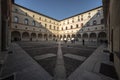 The Rocchetta Courtyard, Castello Sforzesco, Milan Royalty Free Stock Photo