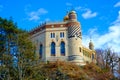 Rocchetta Mattei castle in Riola, Grizzana Morandi, Bologna Royalty Free Stock Photo