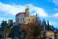 Rocchetta Mattei castle in Riola, Grizzana Morandi, Bologna Royalty Free Stock Photo