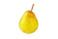 Rocha pear whole fruit isolated on white.Transparent png additional format. Royalty Free Stock Photo
