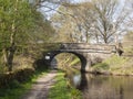 Rochdale canal bridge near Walsden Royalty Free Stock Photo