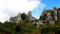 Roche Rock is a ruined chapel, Cornwall & x28;dedicated to St Michael& x29;