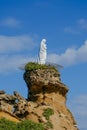 The Rocher de la Vierge, in Biarritz, France