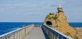 Rocher de la Vierge in Biarritz, web banner